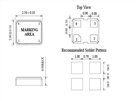 SX2CG-18K10E-54MHZ,FCD-Tech家庭网络晶振,2520mm,54MHZ,CMOS振荡器