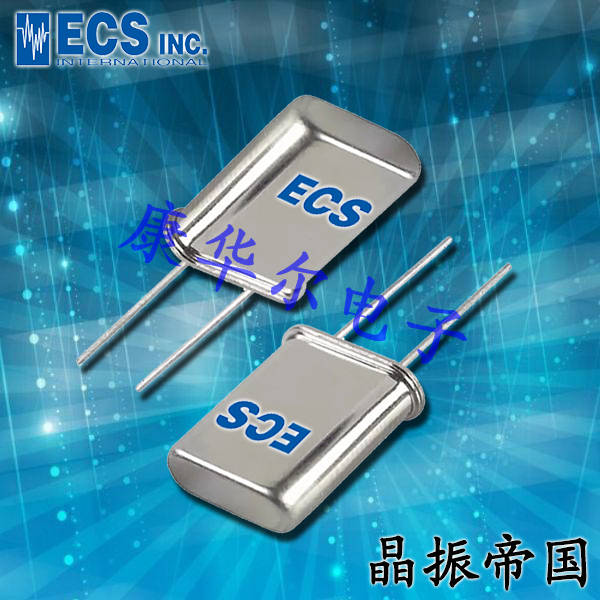 ECScrystal晶振,插件石英晶振,HC-49UX晶體