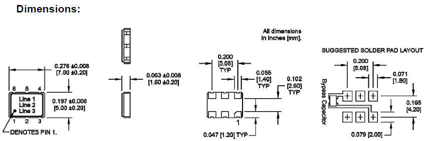 M3027 5070 VCXO